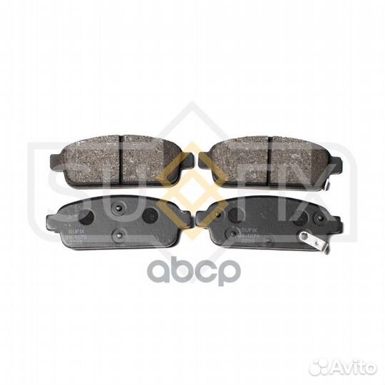 Колодки тормозные дисковые зад прав/лев BD