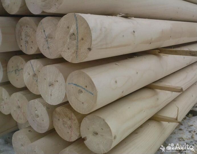 Оцилиндрованное бревно с доставкой