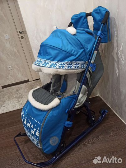 Коляска санки