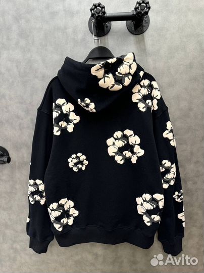 Худи denim tears oversize (тренд 2025)