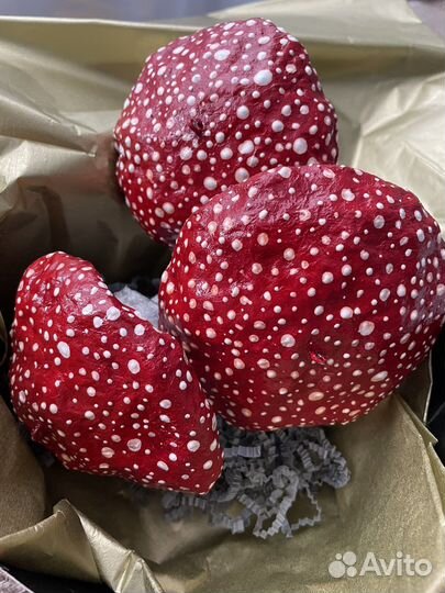 Ватная игрушка на ёлку