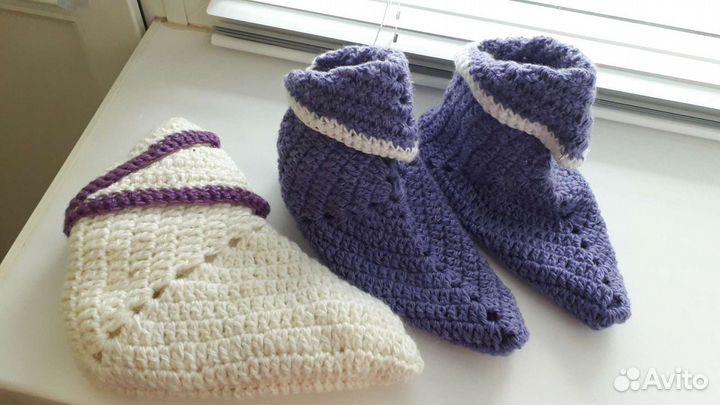 Вязаные носки