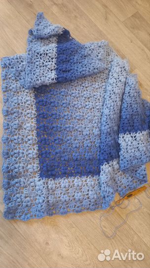 Шаль ручной работы