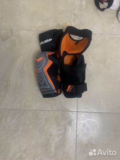Налокотники хоккейные взрослые bauer