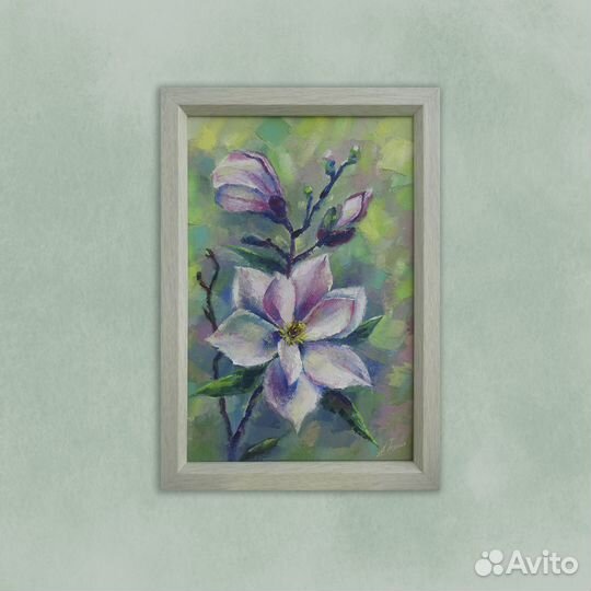 Картина маслом цветы Картина весна