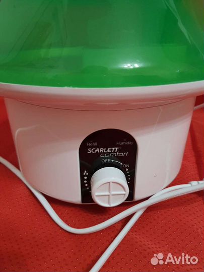 Увлажнитель воздуха scarlett comfort,рабочий,на за