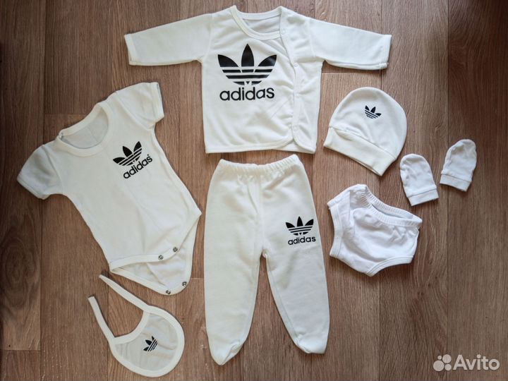 Комплект для новорожденного adidas (р56-62)