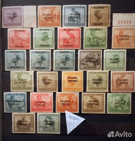 Почтовые марки колоний Бельгии