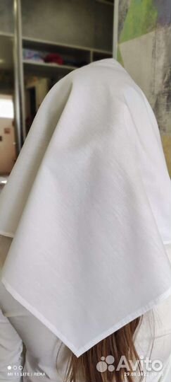 Косынка белая