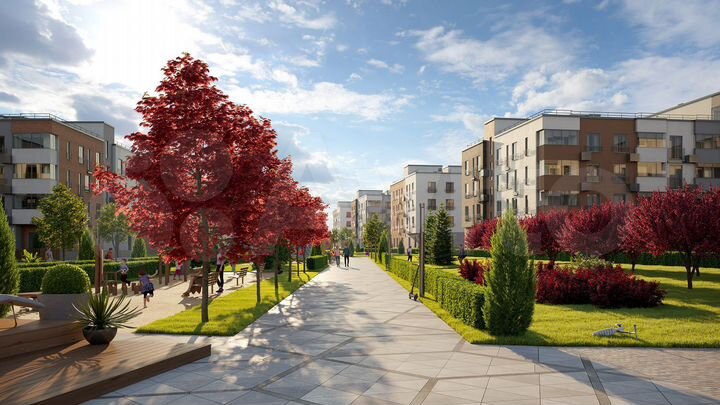 2-к. квартира, 44,3 м², 1/5 эт.