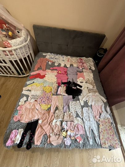 Пакет одежды на девочку 56-62 см