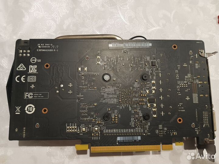 Видеокарта gtx 1050 ti msi