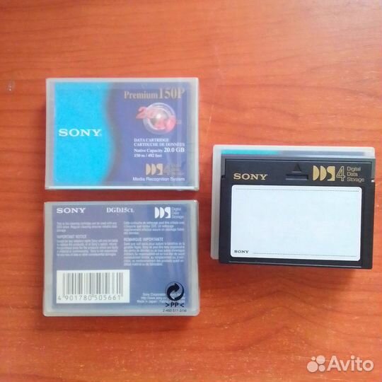 Картридж Sony DDS4 DGD150P для стримера 20 Gb