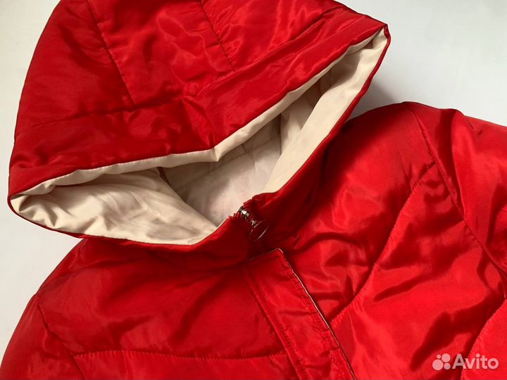 Пуховик на девочку евро зима демисезон 146