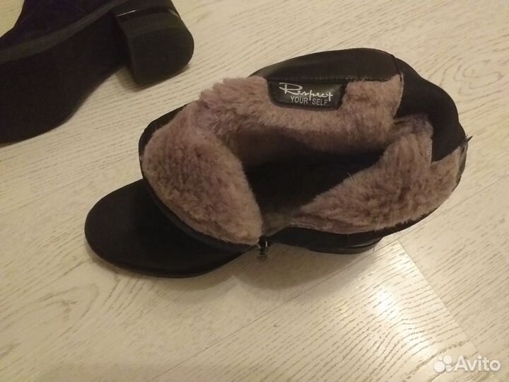 Полусапоги женские зимние 37