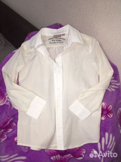 Рубашки для мальчика 116-122