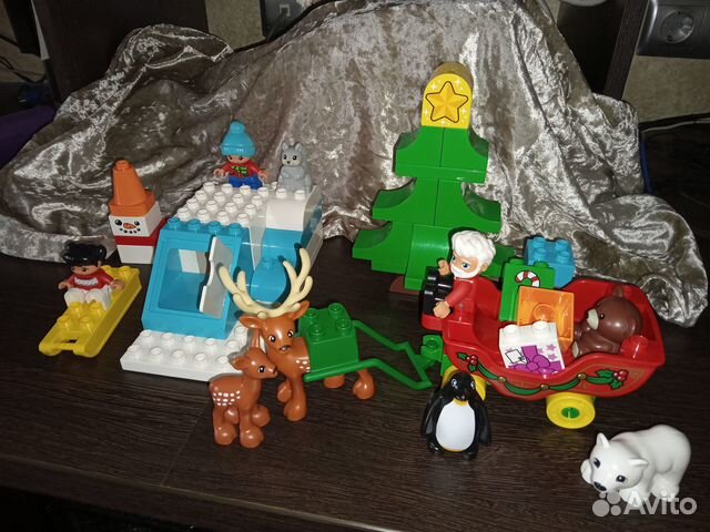Лего дупло Lego duplo новый год животные
