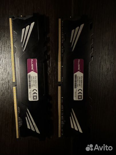 Оперативная память ddr4 16gb(2х8) Kllisre