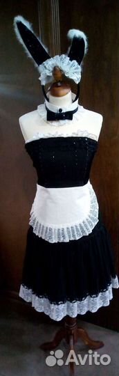 Костюм зайчика/горничной прокат для фотосессии