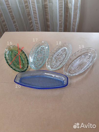 Набор стеклянной посуды СССР