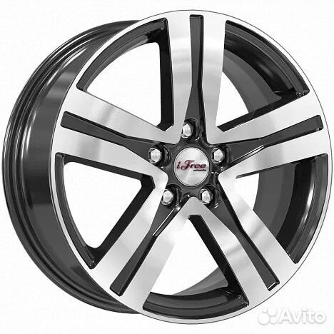 R17 5x114,3 7J ET45 D66,1 iFree Rebel (кс913-02) Блэк Джек