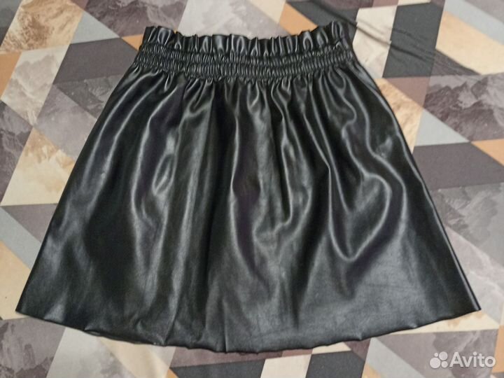 Кожаная юбка