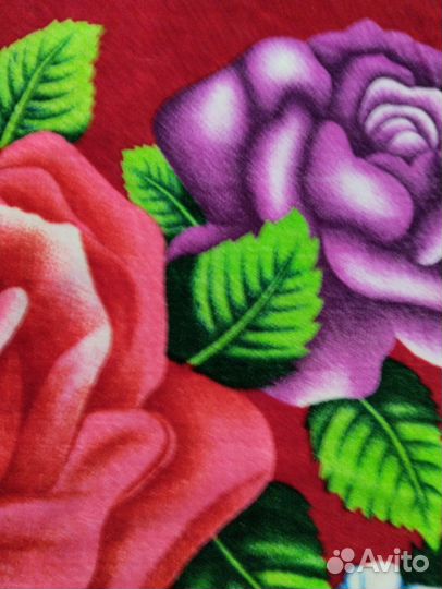 Велюровые покрывала-накидки времён СССР