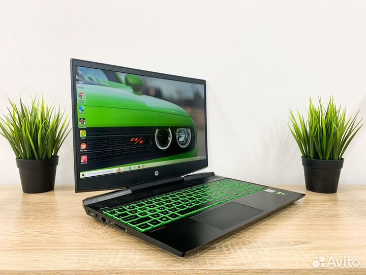 Игровой ноутбук HP Core i5-10Th/GTX 1650/16Gb/SSD