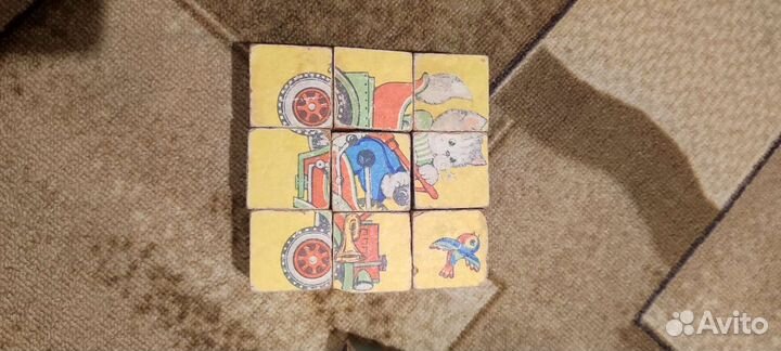 Детские кубики СССР