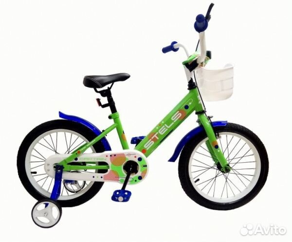 Велосипед Stels Captain 16д зеленый