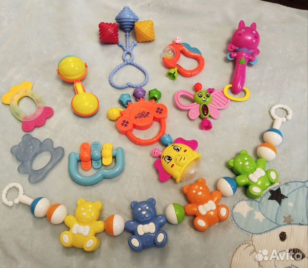Погремушки набор, прорезыватель