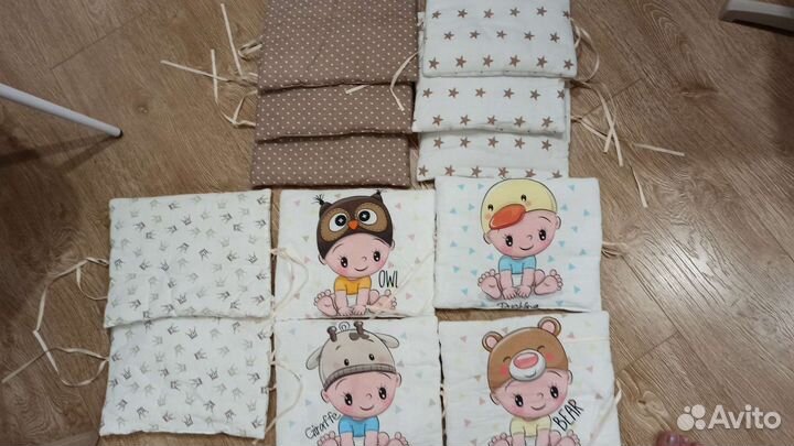 Бортики в детскую кроватку