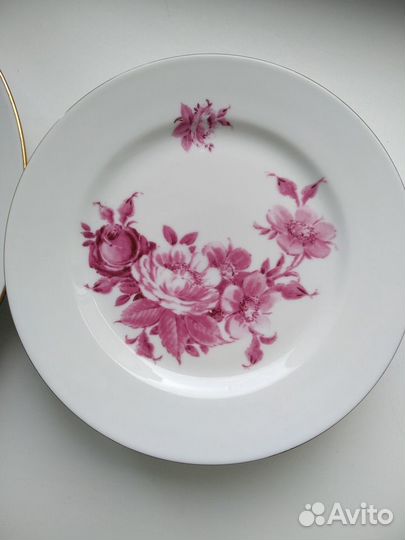 Блюдо и тарелки для десерта немецкие. Новые