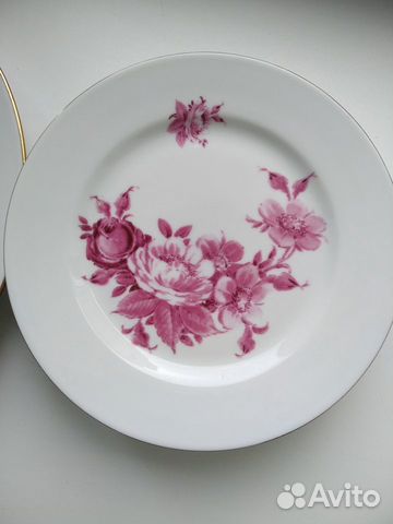Блюдо и тарелки для десерта немецкие. Новые