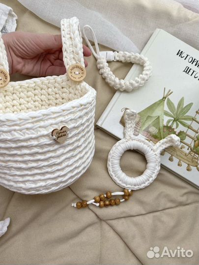 Корзинка на кроватку