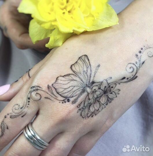 Мехенди, роспись хной