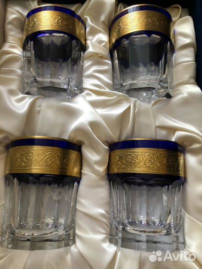 Faberge бокалы для виски кобальт Limited Edition