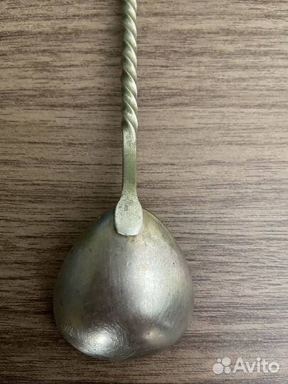 Ложка витая с узором времён СССР