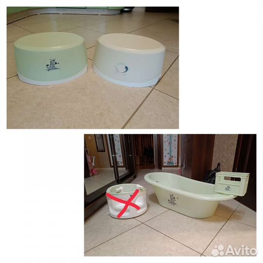 Bebe JOU Детская ванночка, стульчик для купания, к