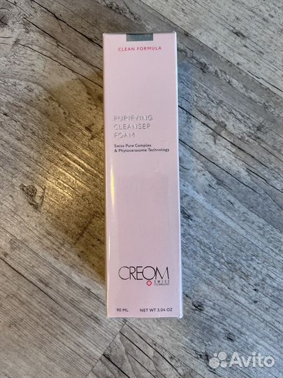 Пенка для умывания Creom purifying cleaner foam