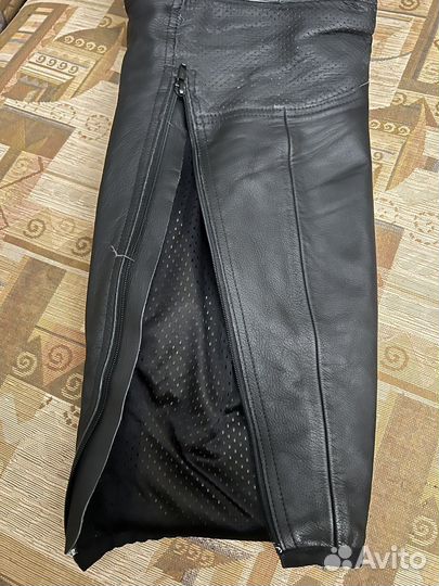 Мото штаны мужские кожаные Dainese