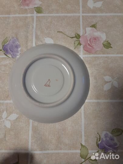 Чашка гигант с блюдцем Агашки