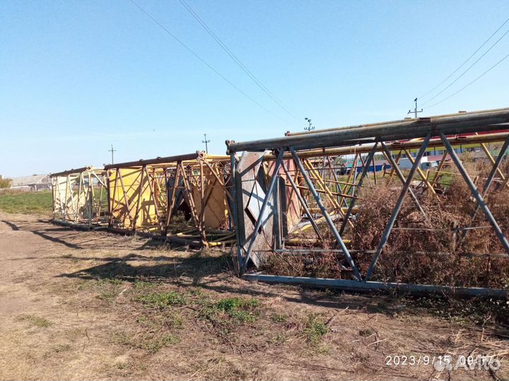 Секции башенного крана б/у