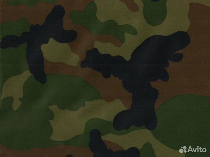 Ткань Оксфорд 210D PU камуфляж