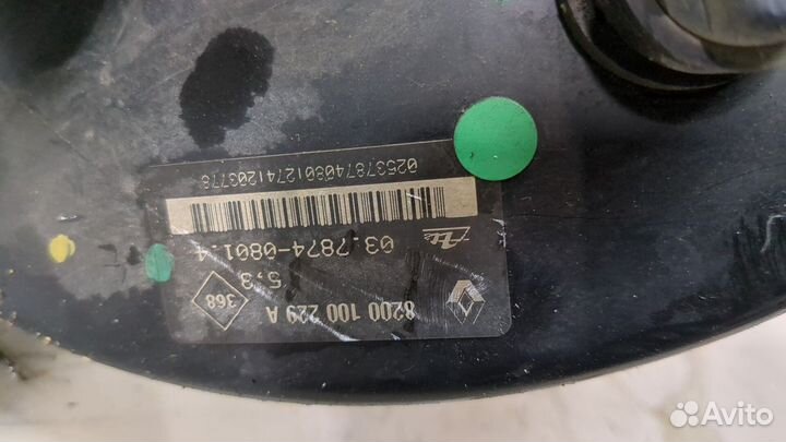 Цилиндр тормозной главный Renault Laguna 2, 2002