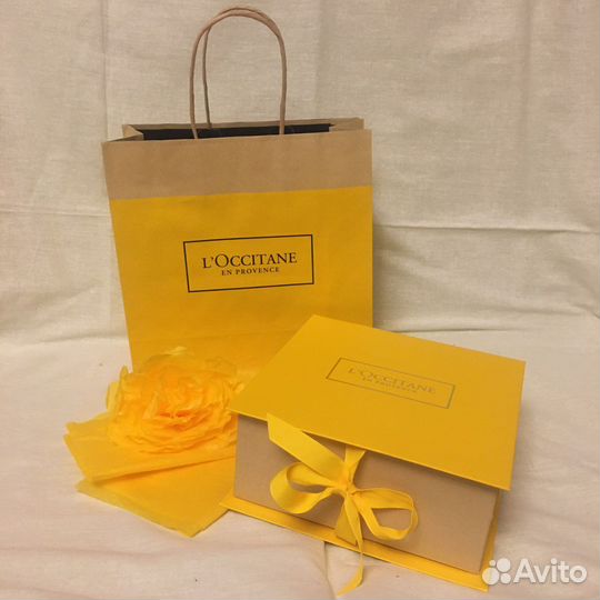 Локситан брендовый пакет коробка L’occitane