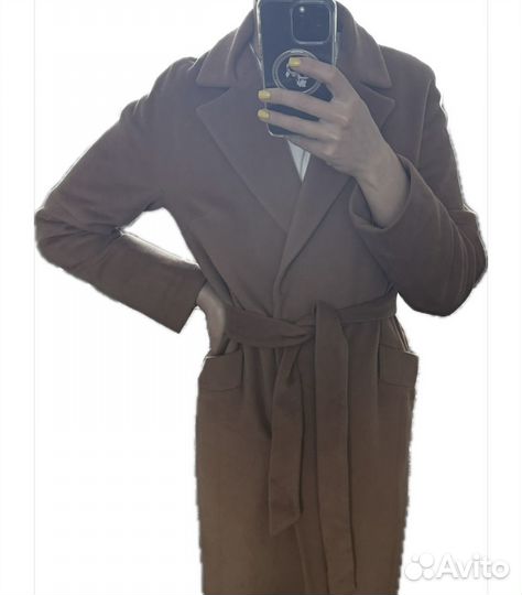 Пальто женское шерстянное снежная королева