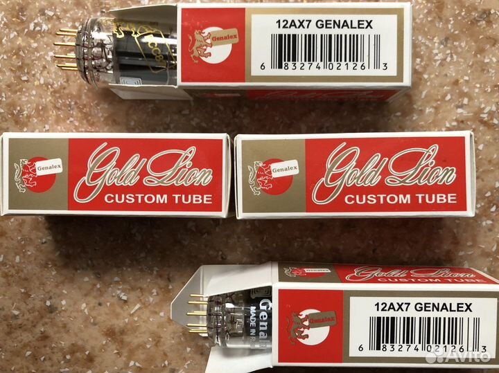 Радиолампы 12ax7 «gold lion”