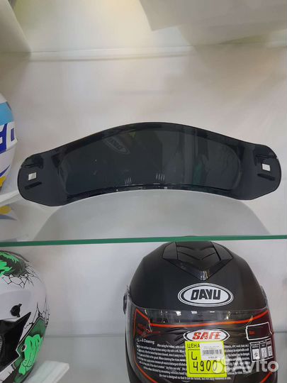 Визор для мото шлема HNJ фиолетовый перламутр