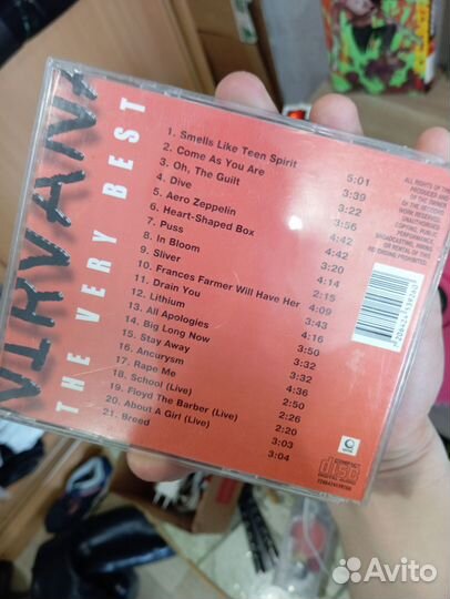 Колекционый диск группы nirvana